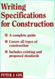Stock image for Writing Specifications for Construction for sale by MusicMagpie