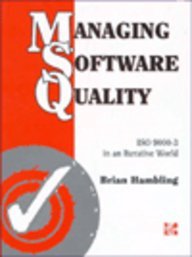 Imagen de archivo de Managing Software Quality: ISO 9000-3 in an Iterative World a la venta por WorldofBooks