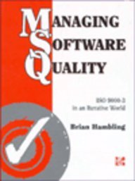 Stock image for Managing Software Quality: ISO 9000-3 in an Iterative World for sale by WorldofBooks