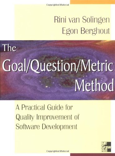 9780077095536: The Goal/Question/Metric Method: A Practical Guide For Quality Improvement Of Software Development