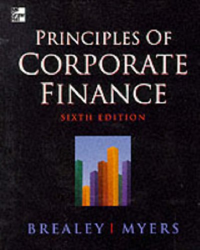 Beispielbild fr Study Guide to accompany Principles of Corp. Finance zum Verkauf von Better World Books