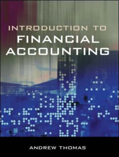 Stock image for Introduction to Financial Accounting 4/e for sale by WorldofBooks
