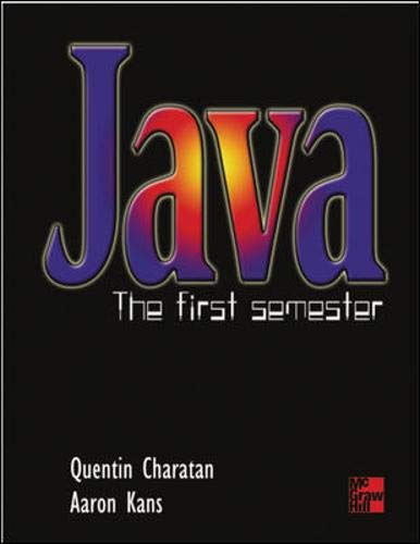 Beispielbild fr Java the First Semester zum Verkauf von WorldofBooks