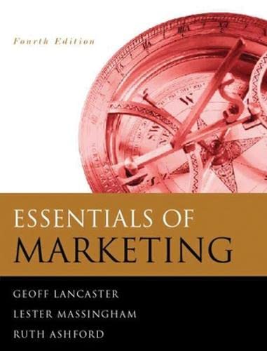 Stock image for Essentials of Marketing 4/e for sale by AwesomeBooks