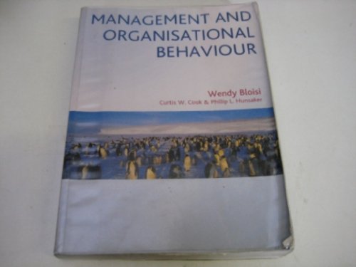 9780077099459: Management and Organisational Behaviour