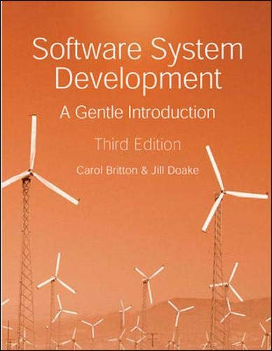 Stock image for Software Systems Development : A Gentle Introduction for sale by Better World Books Ltd