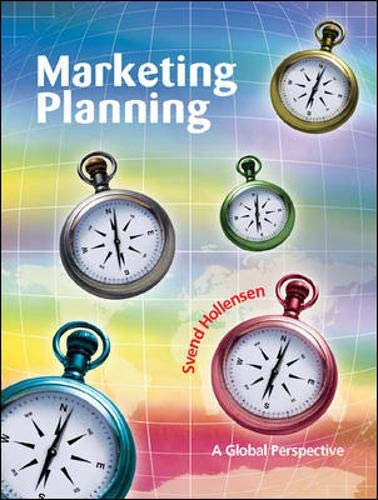 Stock image for Marketing Planning: a Global Perspective for sale by Better World Books: West