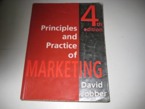 Stock image for Principles and Practice of Marketing for sale by Better World Books