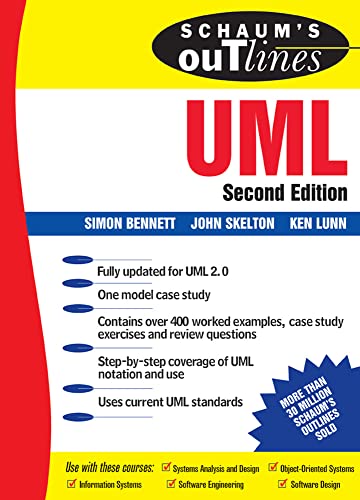 Imagen de archivo de Schaum's Outline's UML a la venta por Better World Books
