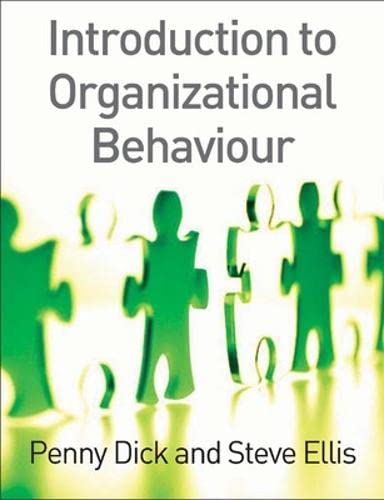 Stock image for Introduction to Organizational Behaviour for sale by AwesomeBooks