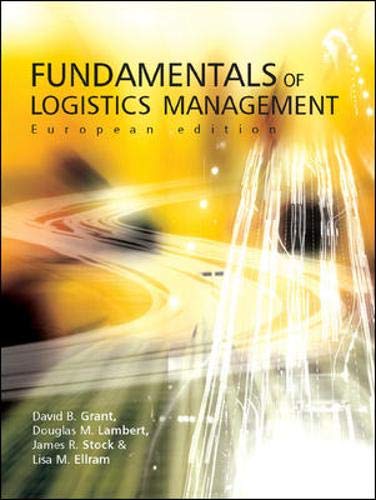 Beispielbild fr Fundamentals of Logistics Management zum Verkauf von ThriftBooks-Atlanta