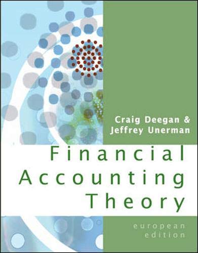 Beispielbild fr Financial Accounting Theory zum Verkauf von Greener Books