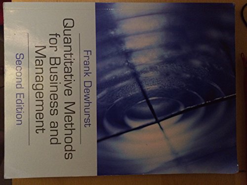 Beispielbild fr Quantitative Methods for Business and Management zum Verkauf von Reuseabook