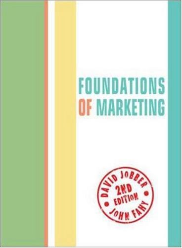 Stock image for Foundations of Marketing for sale by AwesomeBooks