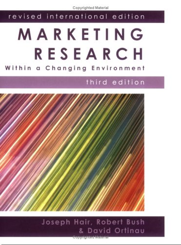 Stock image for Marketing Research: Revised International Edition: Within a Changing Information Environment for sale by Reuseabook