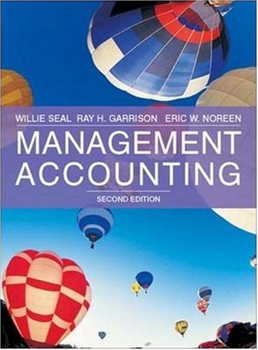 Beispielbild fr Management Accounting (Second Edition) zum Verkauf von Cambridge Rare Books