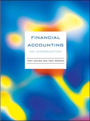 9780077109400: Business Financial Accounting: An Introduction