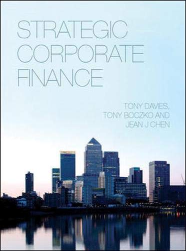 9780077109417: Strategic Corporate Finance