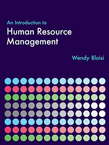 9780077109684: An Introduction to Human Resource Management