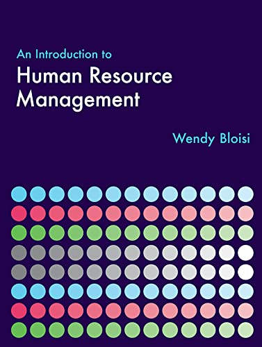 9780077109684: An Introduction to Human Resources Management