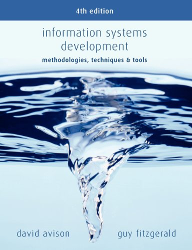 Information Systems Development: Methodologies, Techniques and Tools - Avison, David and Fitzgerald, Guy