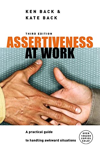 Beispielbild fr Assertiveness at Work zum Verkauf von Blackwell's