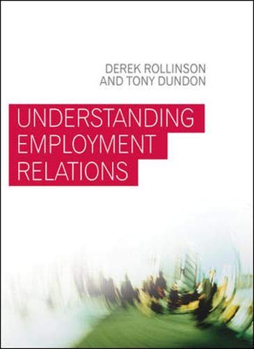 Understanding Employment Relations (9780077114862) by Rollinson, Derek