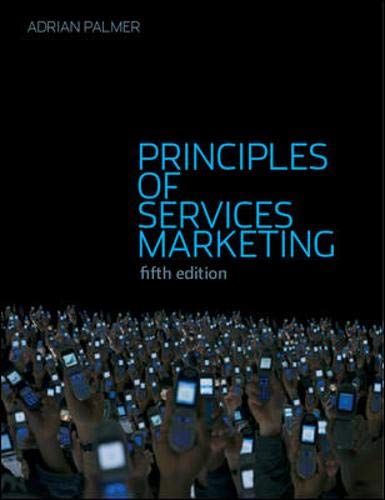 Imagen de archivo de Principles of Services Marketing a la venta por AwesomeBooks