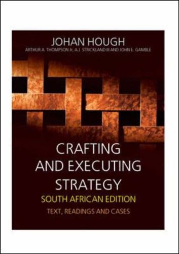 Stock image for Crafting and Executing Strategy , South African edition, Text, Readings and Cases for sale by Chapter 1