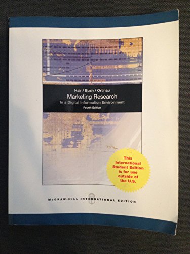 9780077117061: Marketing Research, European Edition