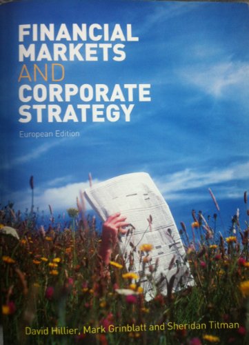 Imagen de archivo de Financial Markets and Corporate Strategy a la venta por AwesomeBooks