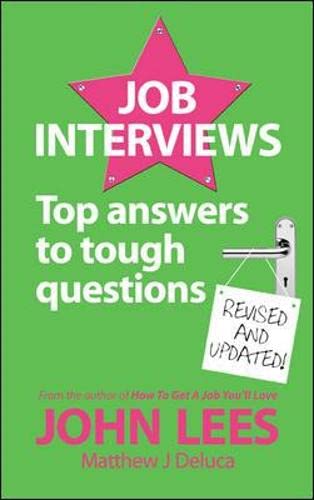 Beispielbild fr Job Interviews: Top answers to tough questions zum Verkauf von WorldofBooks