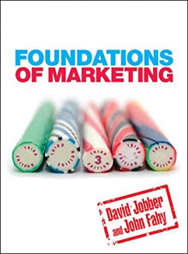 Beispielbild fr Foundations of Marketing zum Verkauf von MusicMagpie