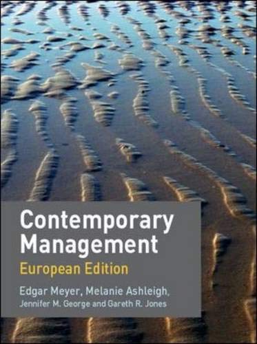 9780077122331: Contemporary Management: European Edition with Redemption card