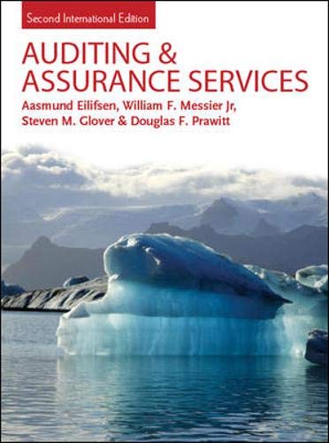 Beispielbild fr Auditing and Assurance Services : Second International Edition zum Verkauf von Better World Books Ltd