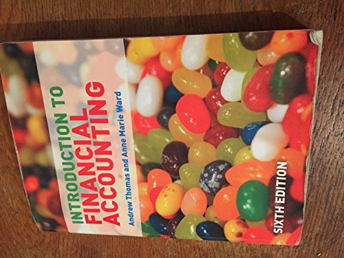 Beispielbild fr Introduction to Financial Accounting zum Verkauf von AwesomeBooks