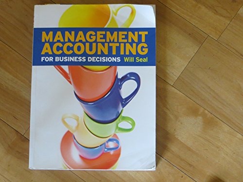 Beispielbild fr Management Accounting for Business Decisions zum Verkauf von Reuseabook