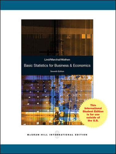 Basic Statistics for Business and Economics with Connect Plus Access Card - Marchal, William and Lind, Douglas and Wathen, Samuel