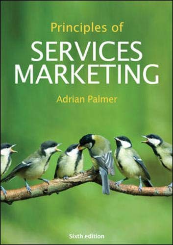 Imagen de archivo de Principles of Services Marketing a la venta por Wonder Book