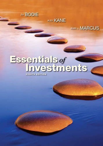 Imagen de archivo de Essentials of Investments (8th Edition) (The McGraw-Hill/Irwin Series in Finance, Insurance, and Real Estate) a la venta por Anybook.com