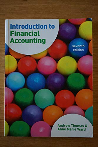 Imagen de archivo de Introduction to Financial Accounting (7th Edn) a la venta por Anybook.com