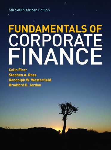 9780077134525: The Fundamentals of Corporate Finance - South African Edition: South African Edition
