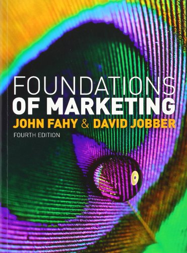 Stock image for Foundations of Marketing for sale by AwesomeBooks