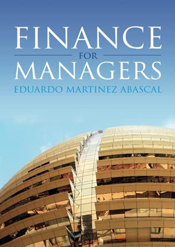 Imagen de archivo de Finance for Managers a la venta por Zoom Books Company