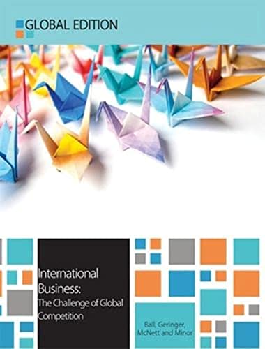 Beispielbild fr International Business : The Challenge of Global Competition zum Verkauf von Better World Books