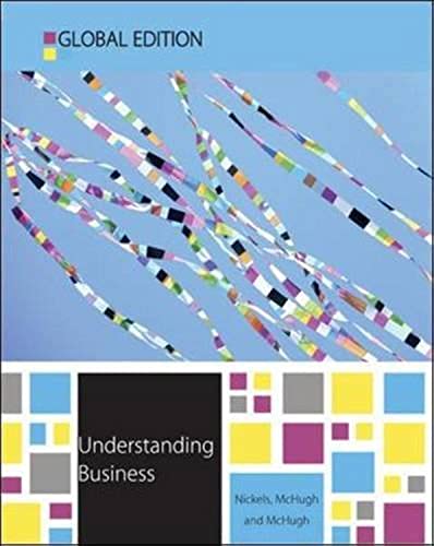 Understanding Business Global Edition - Nickels William, G., M. McHugh James und Susan McHugh