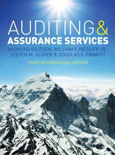 9780077143015: Auditing and Assurance Services, Third International Edition with ACL software CD