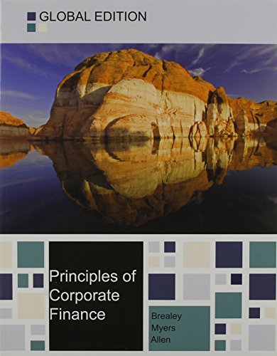 Beispielbild fr SW: Principles of Corporate Finance - Global Edition with Connect Plus and Learnsmart 360 Days Card zum Verkauf von AwesomeBooks