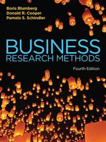 Business Research Methods (UK Higher Education Business Statistics) - BLUMBERG, BORIS