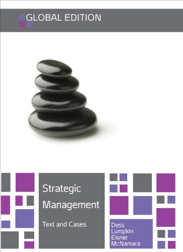 Beispielbild fr Strategic Management: Texts and Cases zum Verkauf von MusicMagpie